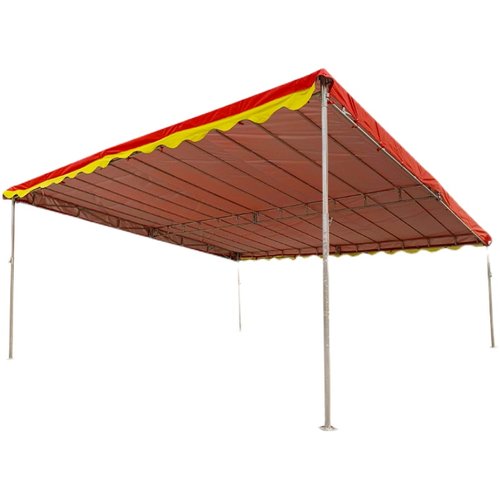 加粗加厚档口斜面雨棚摆地摊防暴雨停车棚专业户外遮阳棚酒席帐篷 - 图3