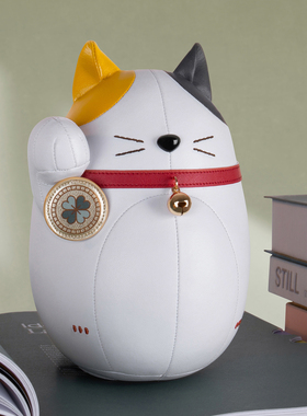 台湾创意设计zuny招财猫摆件书挡