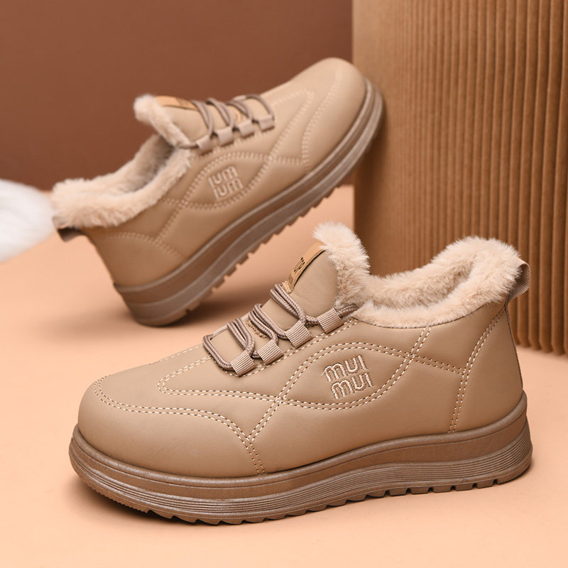 老北京棉鞋女冬季皮面加绒保暖妈妈棉靴加厚防滑软底女士休闲短靴,淘宝优惠券,粉丝福利购,淘宝优惠卷