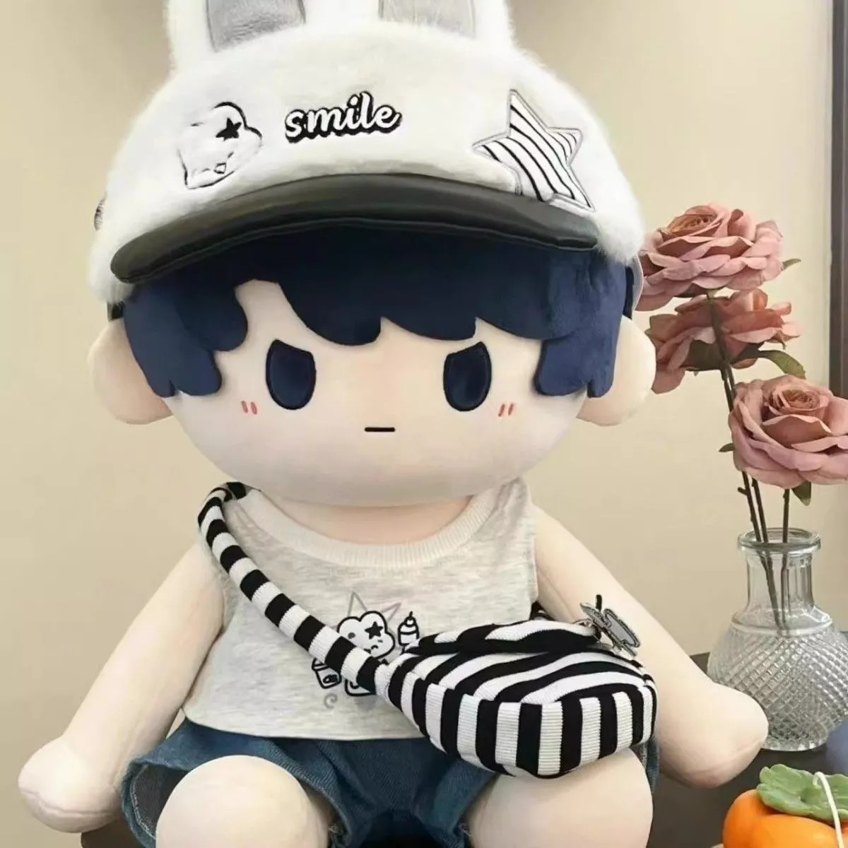 40cm娃衣棉花娃娃衣服坐姿一番赏替换装T恤裤子套装属性公仔玩偶 - 图3