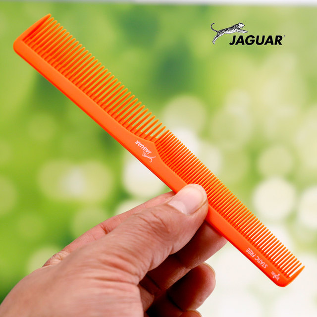 Jungle leopard professional barber shop comb with scissors