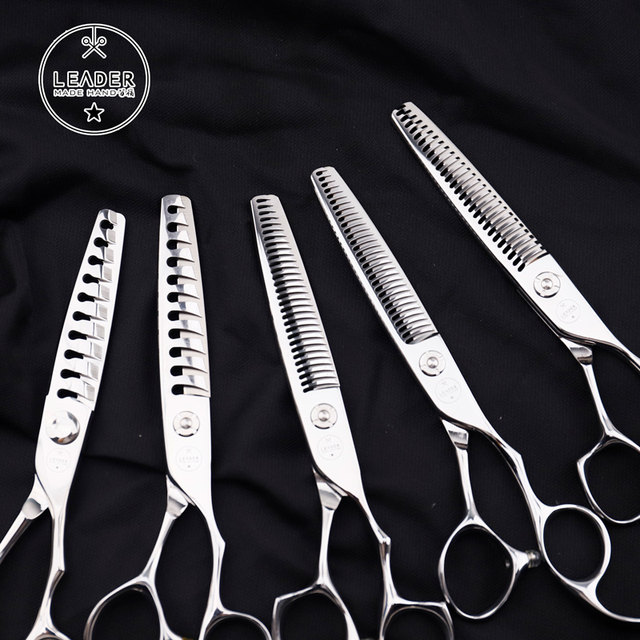 Color tinting scissors, seamless thinning scissors, integrated hand-shaped dental scissors