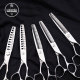 Color tinting scissors, seamless thinning scissors, integrated hand-shaped dental scissors