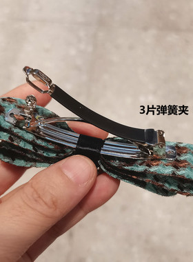 百搭简约蝴蝶结发夹半扎大顶夹
