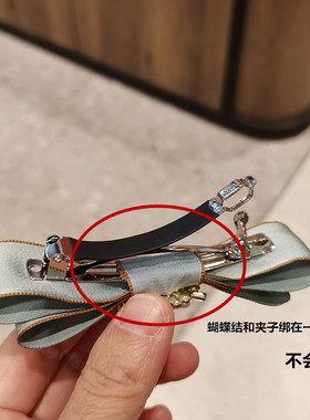 简约百搭大方蝴蝶结发夹