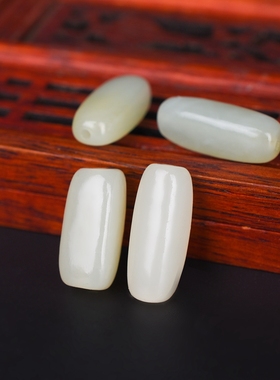 籽料挂绳可伸缩手链大气玉吊坠