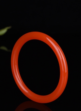 新疆和田玉手镯戈壁玉正圆细圆款