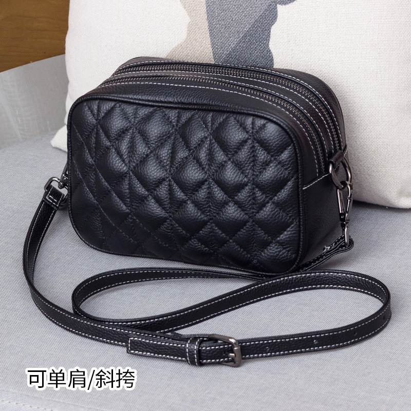包包女包新款2025时尚真皮单肩包小包菱格宽带斜挎包女百搭小方包,淘宝优惠券,粉丝福利购,淘宝优惠卷
