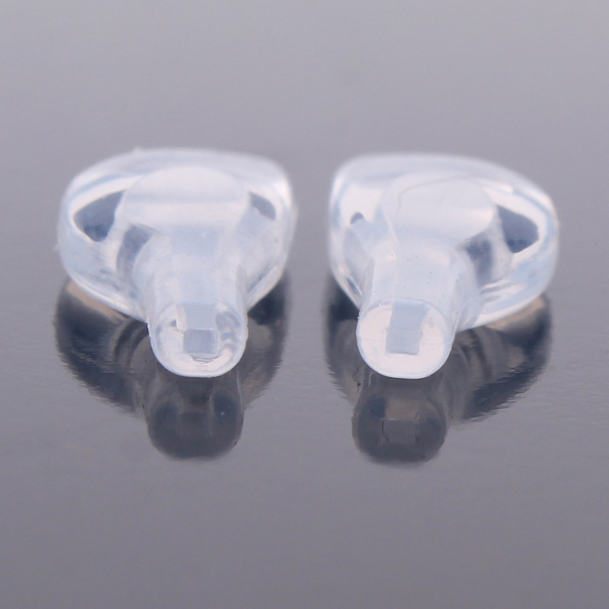 Semi-circular inserted nose pads, transparent, comfortable and non-slip