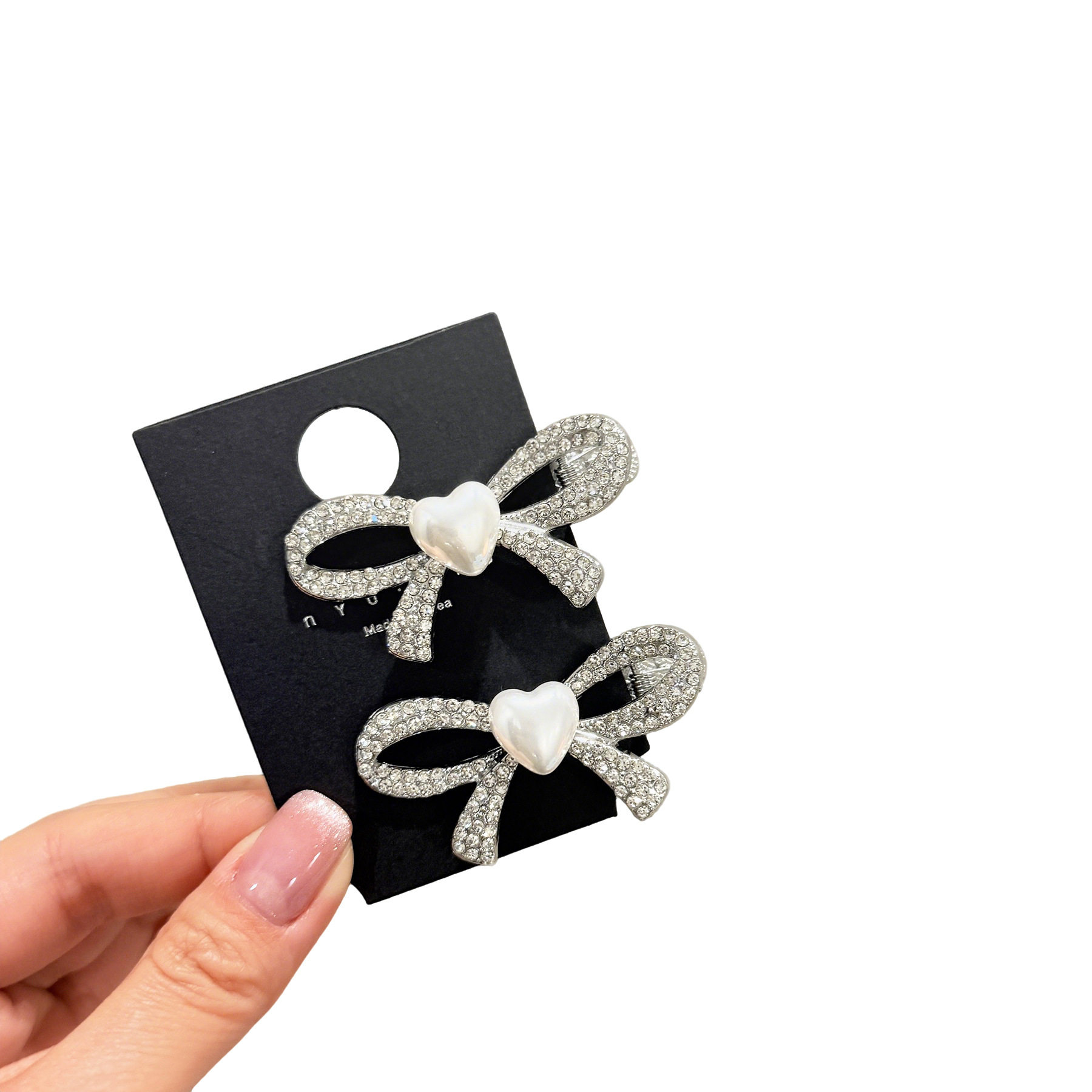 一只价格 欧尼同款超闪满钻蝴蝶结边夹顶夹时尚百搭头饰品质发夹,淘宝优惠券,粉丝福利购,淘宝优惠卷