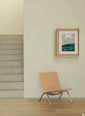 稀有元素【晴空】挂画抽象法式餐厅卧室客厅装饰画