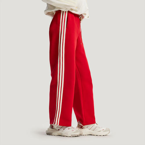 adidas阿迪达斯女裤新款马年阔腿直筒长裤KR0418 KH2702 KH2703 - 图0