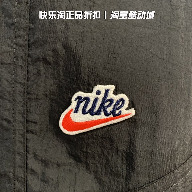 NIKE耐克外套男2023春季跑步训练梭织防风连帽速干夹克CZ0782-010 - 图0