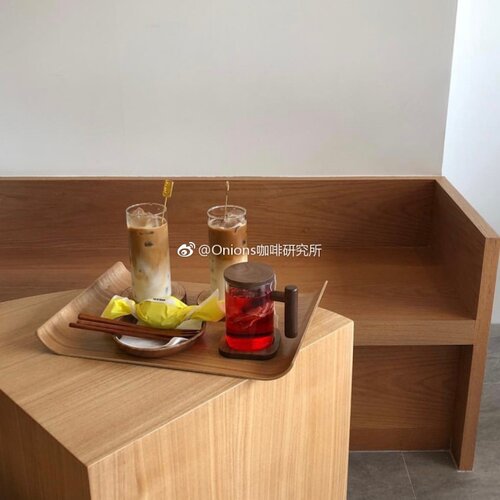 网红咖啡店 蛋糕盘烘培面包盘 甜品台木托盘 杯托 饰品拍照 - 图1