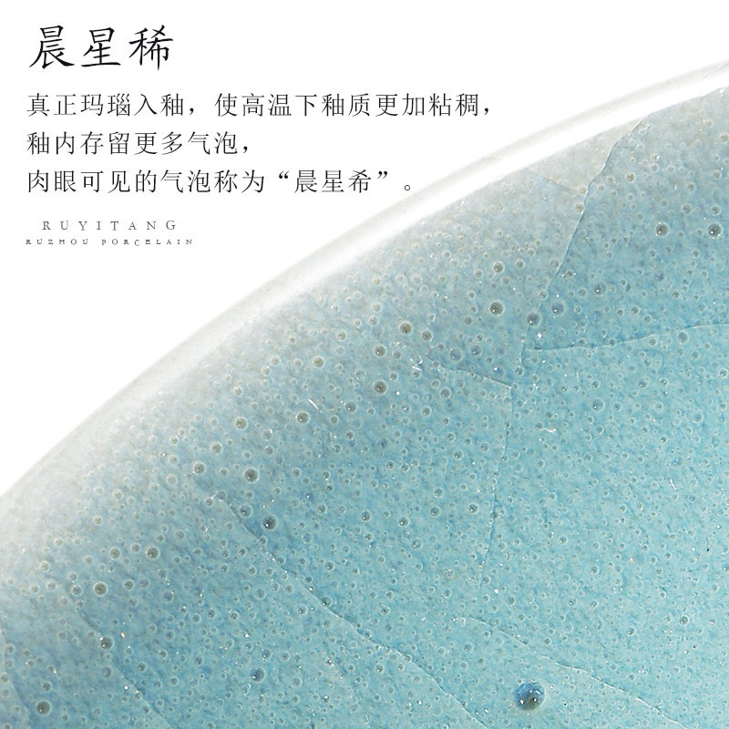 仿古汝窑陶瓷花瓶中式复古简约汝瓷玉壶春瓶客厅博古架装饰品摆件,淘宝优惠券,粉丝福利购,淘宝优惠卷