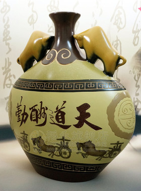 手绘陶瓷工艺品中式花瓶家居客厅