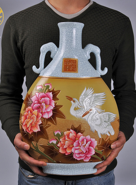 汝窑中式风家居客厅节日结婚礼品