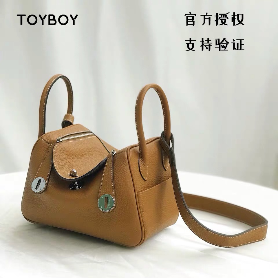 TOYBOY正品恶搞包荔枝纹牛皮琳迪包医生包单肩斜跨手提女包新款-图2