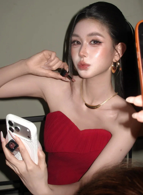新娘项链耳环耳饰夸张金属高级感颈链锁骨链项圈结婚纱礼服配饰品