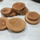 Peach wood tea coaster base peach tree root old peach wood