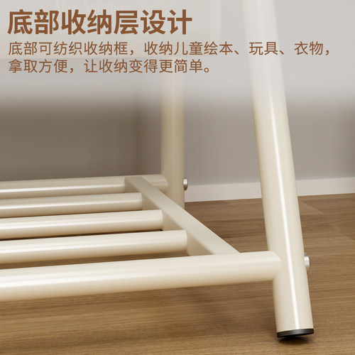 儿童书架玩具收纳架一体宝宝绘本架落地书柜置物架小型家用二合一 - 图2