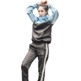 Комплект для спортзала, спортивное термобелье для тренировок, для бега, осенний, большой размер