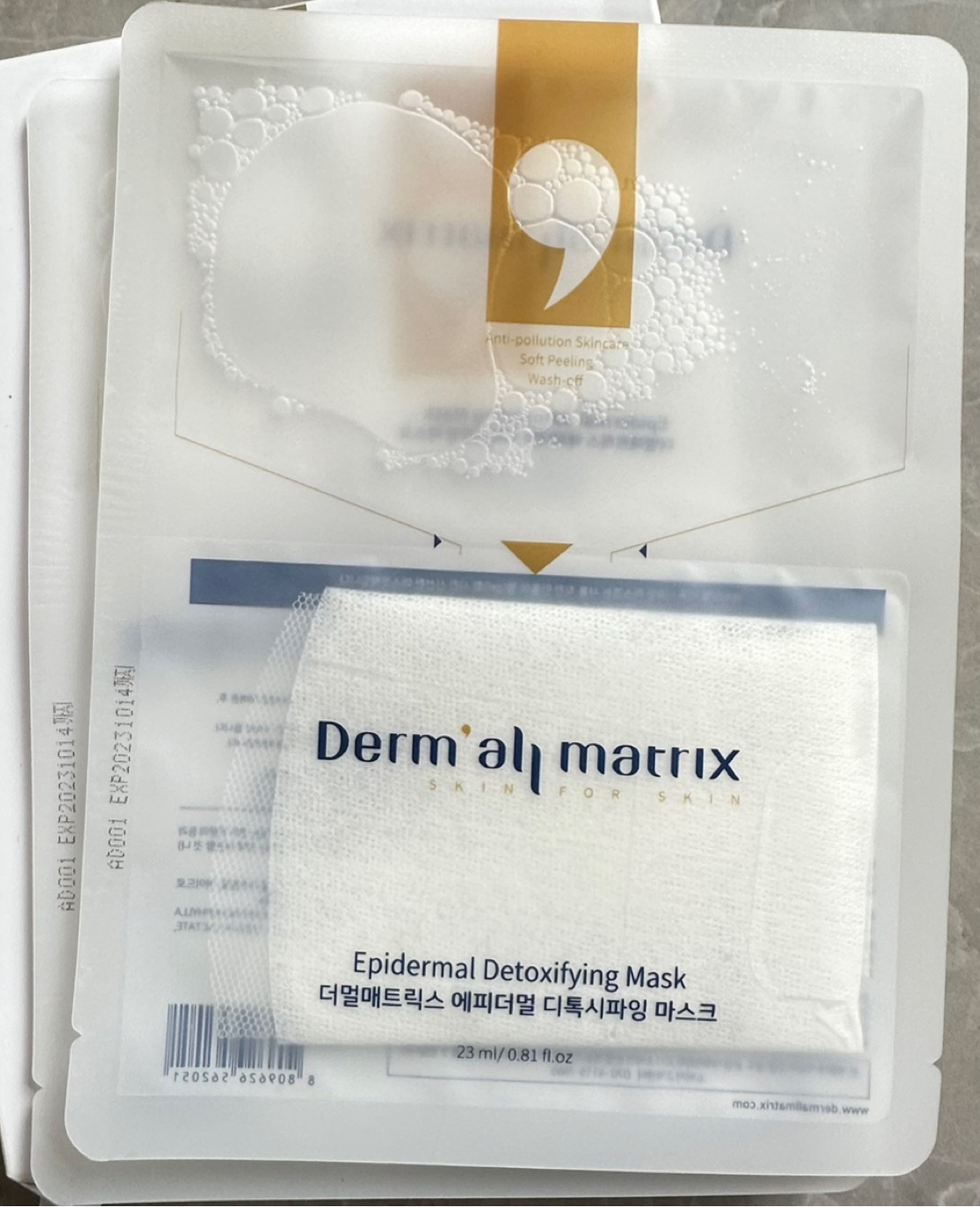 韩国Derm all Matrix柔美迪范面膜明星网红深层清洁角质毛孔排du - 图2