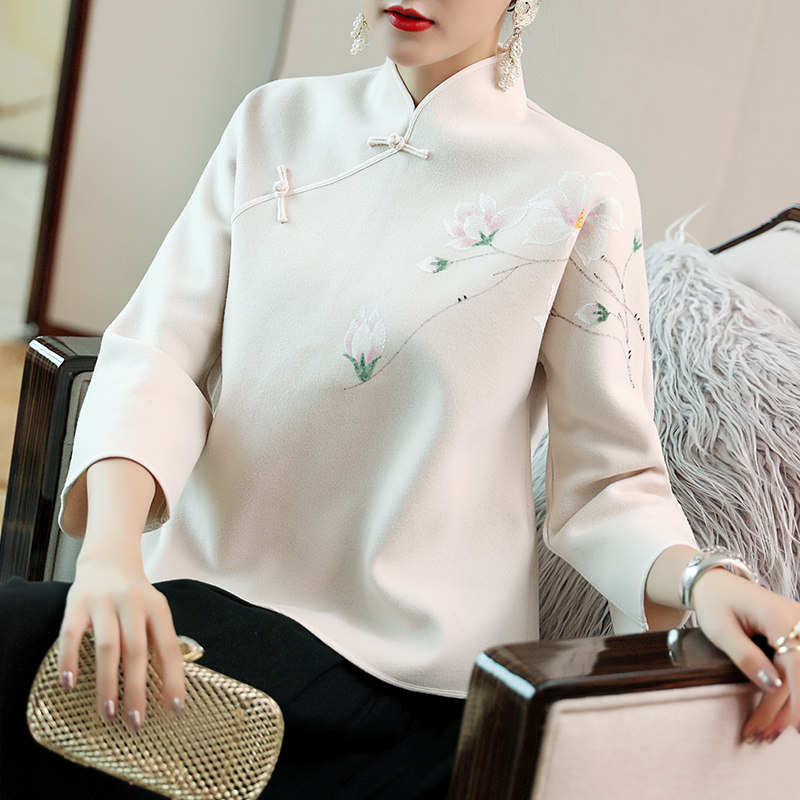 唐装女中国风复古风民国风改良汉服 品唐斋上衣