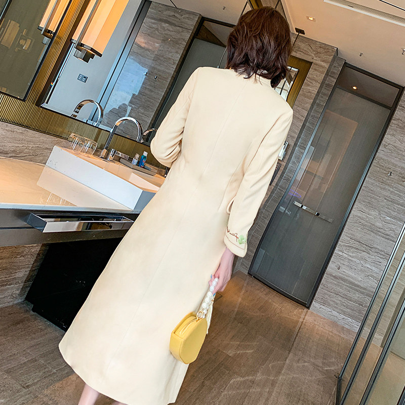 秋冬新款旗袍2020年长款复古连衣裙 品唐斋连衣裙