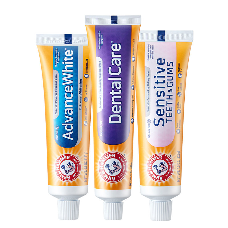 艾禾美专业呵护亮白去渍去口臭牙膏 艾禾美卓成宏益牙膏