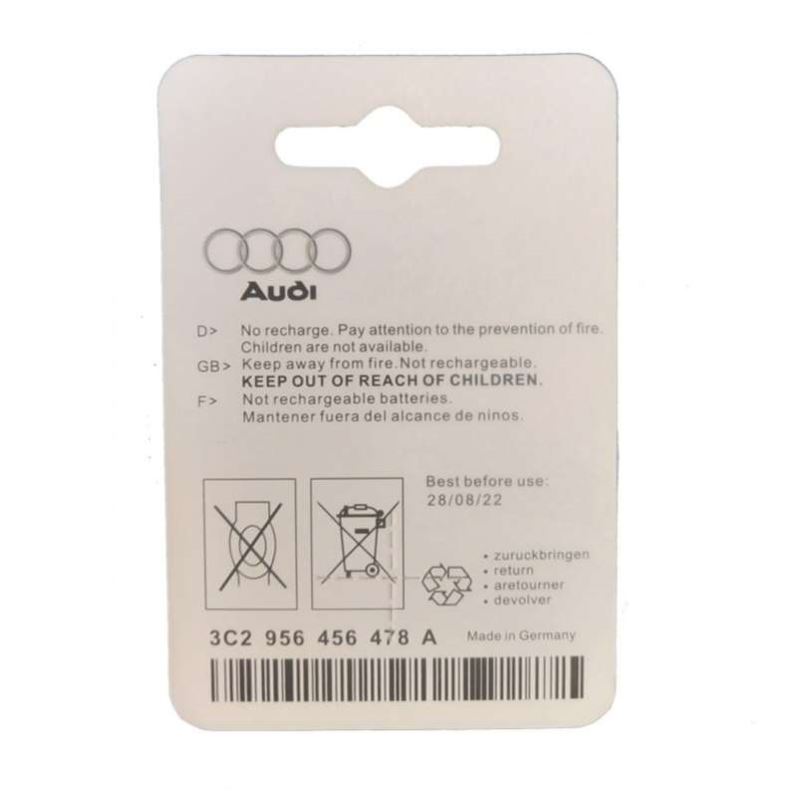 奥迪A6L遥控器钥匙电池原厂原装11-13-14-15款16年a6l专用 - 图1