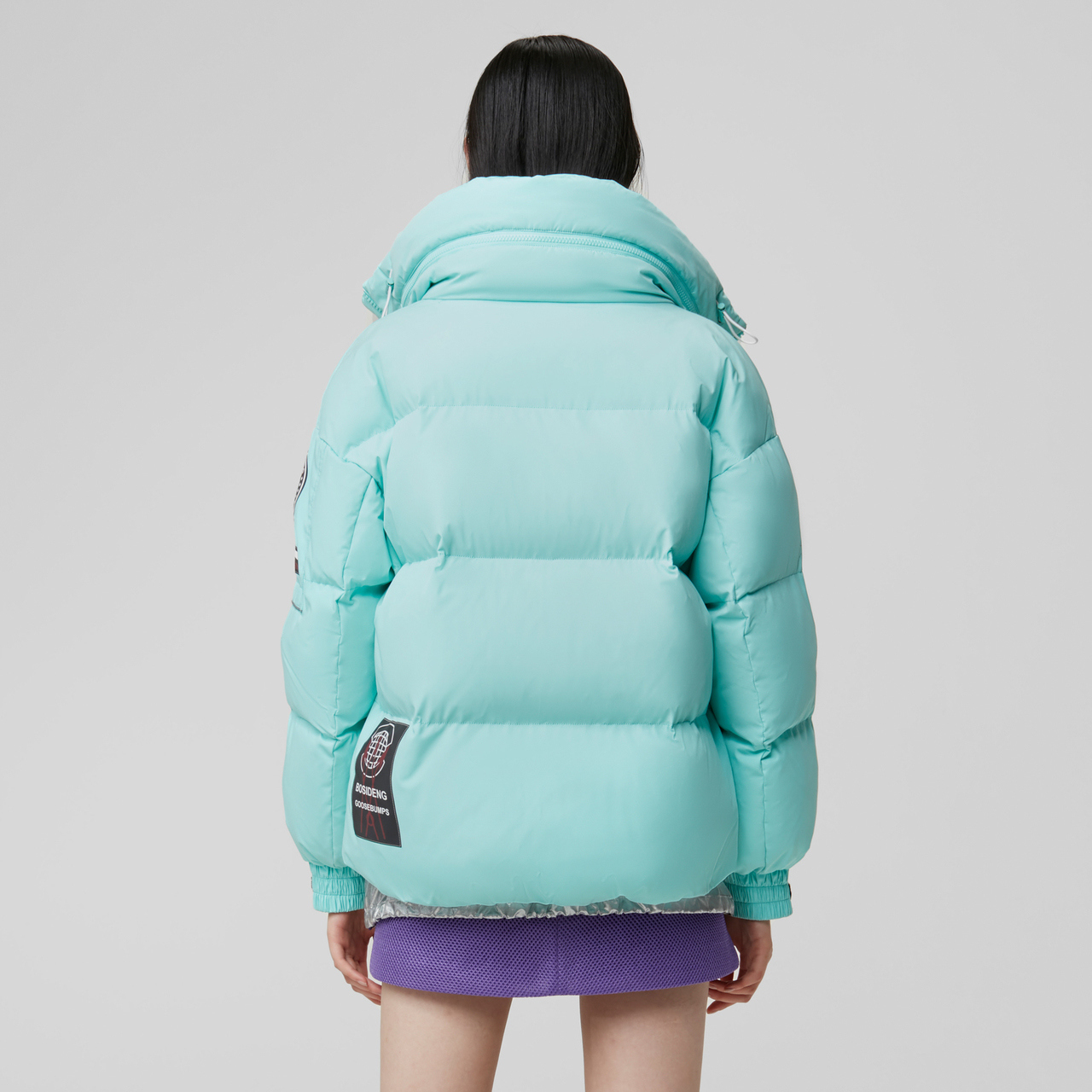波司登奥莱新款高端气质女士撞色面包服保暖御寒品质抑菌羽绒服 波司登奥莱新款高端气质女士撞色面包服保暖御寒品质抑菌羽绒服