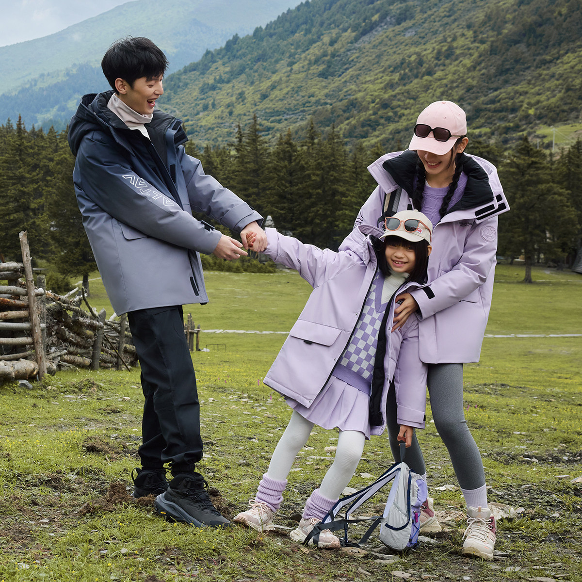 波司登2024冬季中长户外防风防泼水男女情侣亲子休闲羽绒服