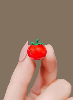 日系可爱樱桃水果胸针