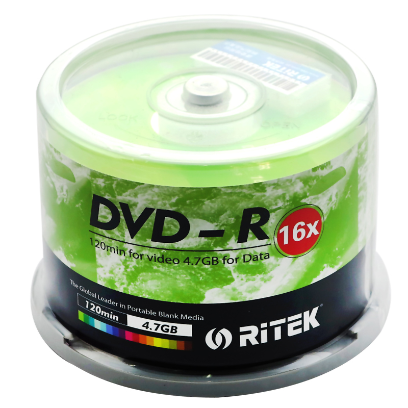 铼德台产正品光盘 DVD R 16X 4.7G刻录盘空白光盘刻录碟系统光盘档案 dvd光盘dvd光盘空白空光碟 50片装-图2