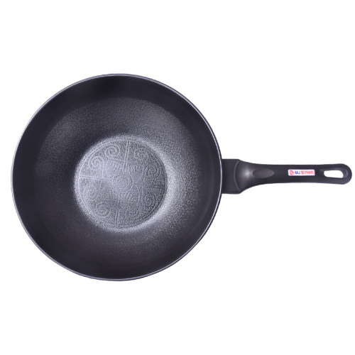 韩国MJ cook麦饭石不粘锅平底炒菜锅煤气灶电磁炉两用锅28CM30CM - 图2