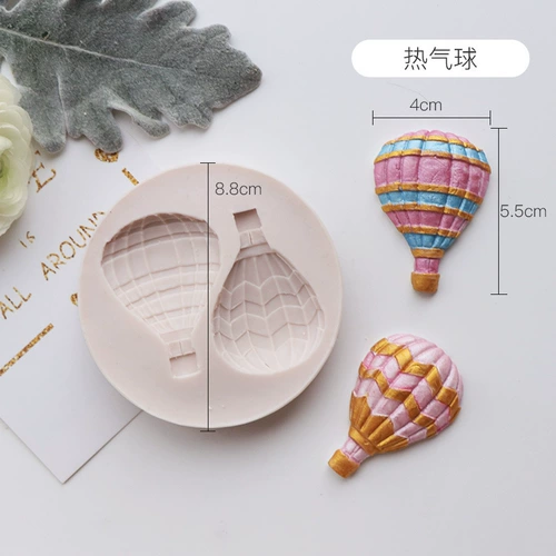 Сверхлегкая глина, радужный фондан, воздушный шар, силиконовая форма, облако