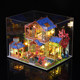 Shili Peach Blossom Handmade Wooden Assembled Villa
