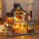 Villa diy cabin cat cat fish wooden