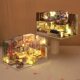 Handmade wooden birthday gift architectural model