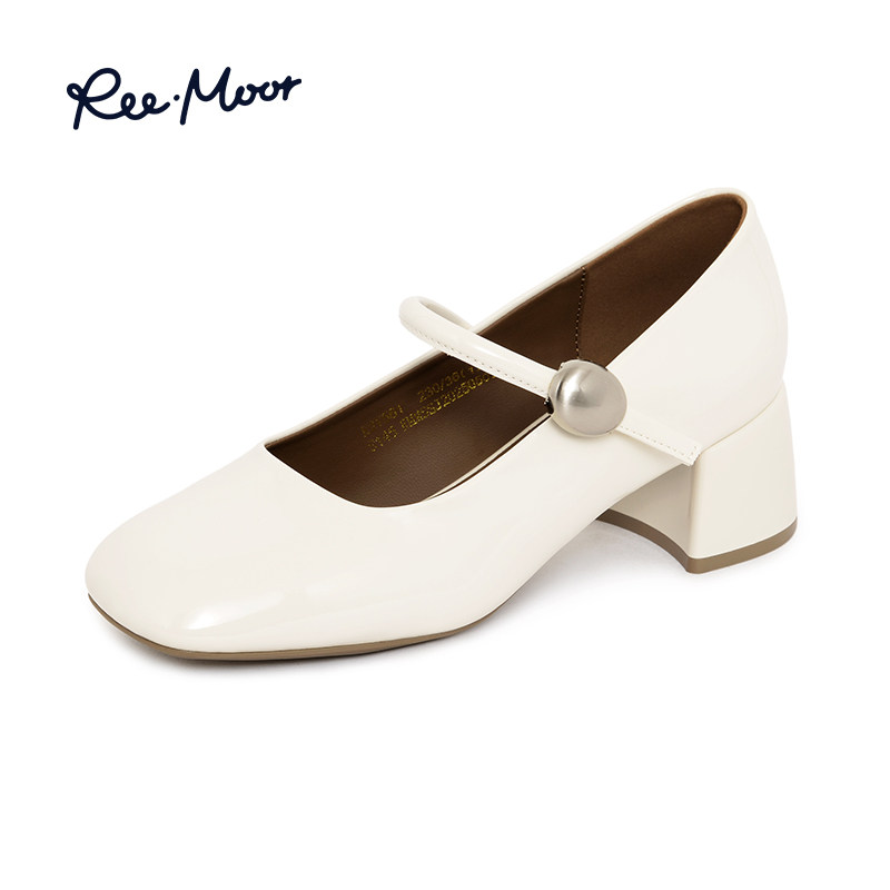 REEMOOR睿慕法式复古玛丽珍鞋女2026新款百搭外穿配裙子芭蕾舞鞋,淘宝优惠券,粉丝福利购,淘宝优惠卷