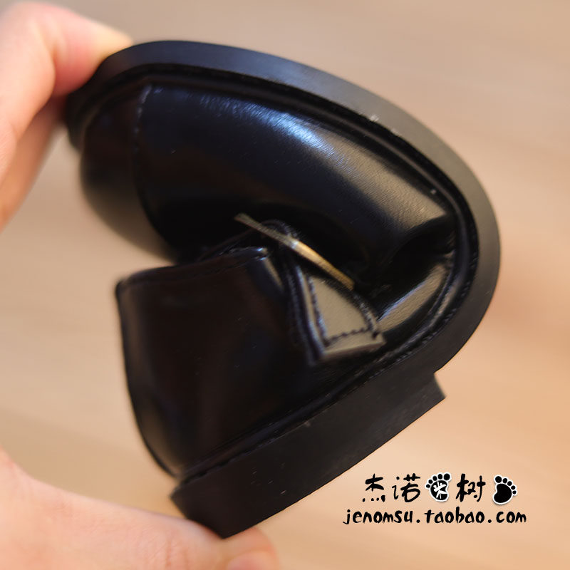 男童豆豆鞋2025新款潮英伦风韩版小黑鞋2-3-5-7岁黑色宝宝皮鞋女6,淘宝优惠券,粉丝福利购,淘宝优惠卷