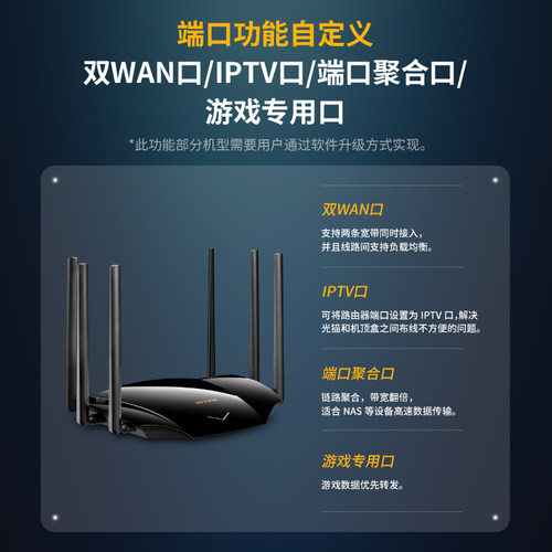 TP-LINK WiFi6 AX5400无线路由器千兆高速网络tplink家用mesh大户型全屋覆盖子母路由器穿墙王宿舍5430-图1