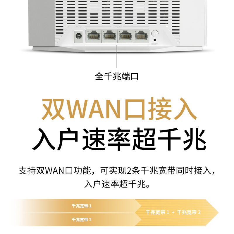 TP-LINK AX3000 wifi6无线路由器千兆家用高速tplink全屋覆盖大户型子母路由器宿舍mesh增强器XDR3001-图1