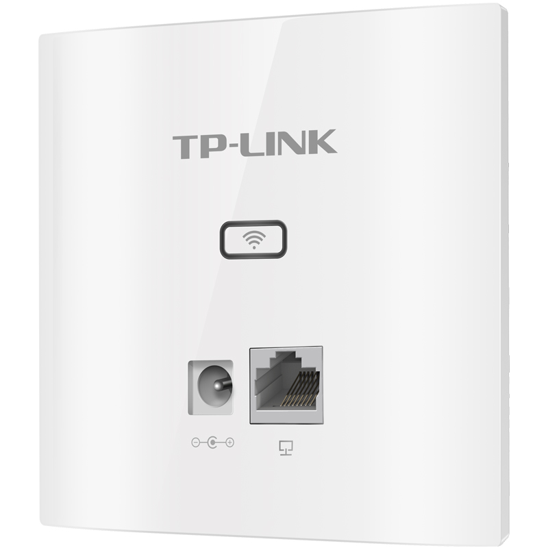 TP-LINK TL-AP302I-DC薄款（方） 300M无线86型面板式AP企业级酒店别墅wifi接入 DC供电 AC管理-图1