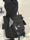 Simple and versatile large-capacity shoulder bag for girls and students
