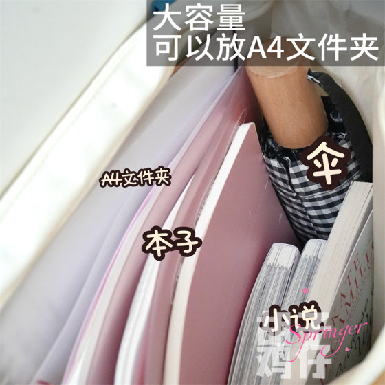 One-shoulder and cross-body dual-purpose school bag recommended by students