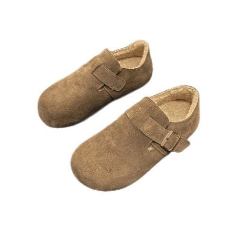 小码加绒勃肯鞋3334厚底毛毛鞋小个子增高保暖雪地靴一脚蹬棉鞋冬,淘宝优惠券,粉丝福利购,淘宝优惠卷