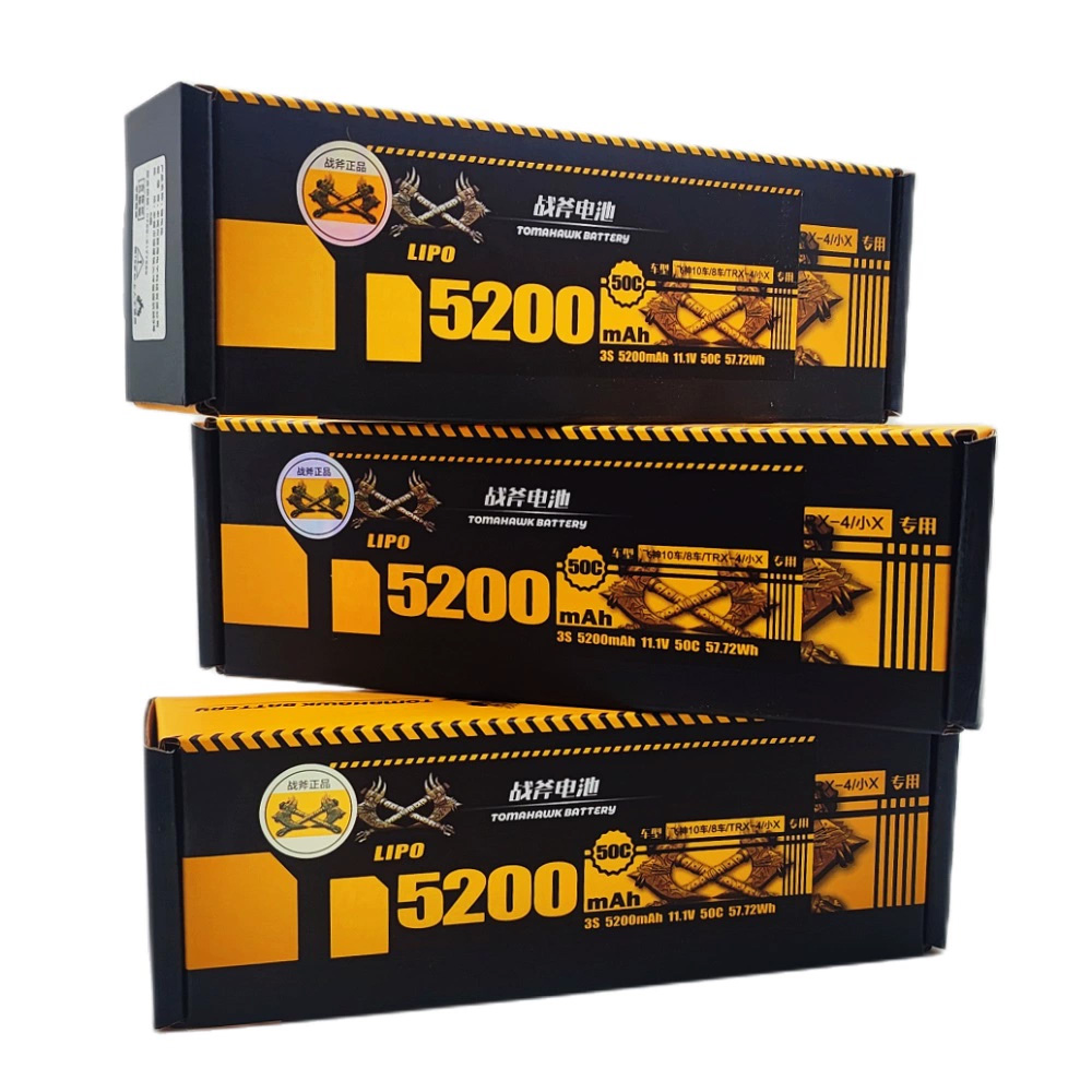 战斧电池5200mah 50c 6000mah 60c高倍率RC模型锂电池 7.4v 11.1v - 图3