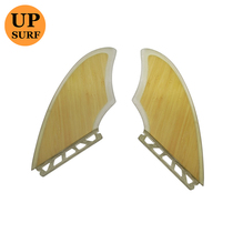 UPSURF Honeycomb Tail Rudder Surf Accessories glass fiber bamboo leather surf tailfin FK Two sets of surfboard accessories fishfin